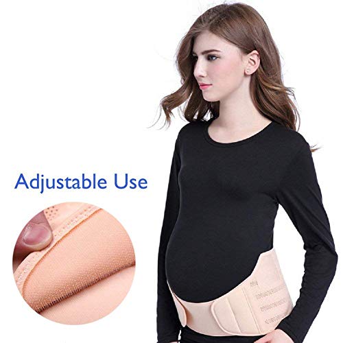 Viedouce Cinturón de Maternidad,Faja de Embarazo/Premamá,Correa Embarazadas,Apoyo Durante Embarazo,Banda Abdomen/Cintura/Espalda/Pélvico/Vientre,Respirable Ajustable Pélvica Faja Soporte Posterior