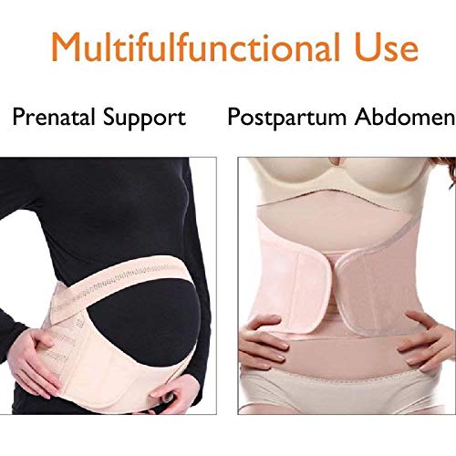 Viedouce Cinturón de Maternidad,Faja de Embarazo/Premamá,Correa Embarazadas,Apoyo Durante Embarazo,Banda Abdomen/Cintura/Espalda/Pélvico/Vientre,Respirable Ajustable Pélvica Faja Soporte Posterior