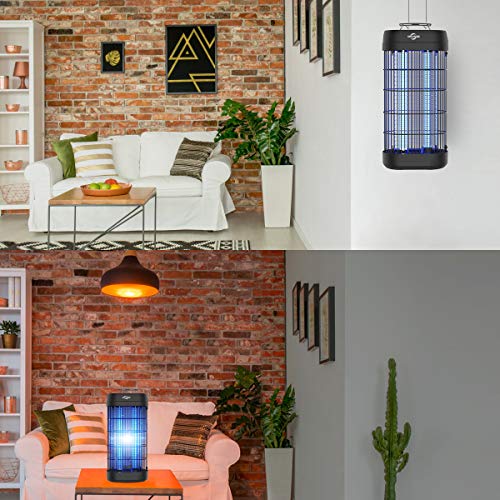Viflykoo Lámpara Antimosquitos,UV Lámpara Anti Mosquitos Destructora de Insectos eléctrica 20W Sin químicos tóxicos,Trampas para Insectos Matamoscas Area efectiva 100㎡ para Interior y Jardin