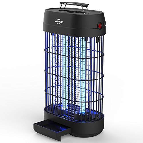 Viflykoo Lámpara Antimosquitos,UV Lámpara Anti Mosquitos Destructora de Insectos eléctrica 20W Sin químicos tóxicos,Trampas para Insectos Matamoscas Area efectiva 100㎡ para Interior y Jardin