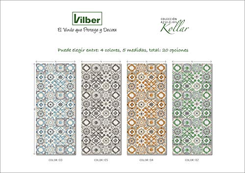 Vilber Gran Chef Kollar Alfombra, Vinilo, AZUL, 50x140x0.2cm