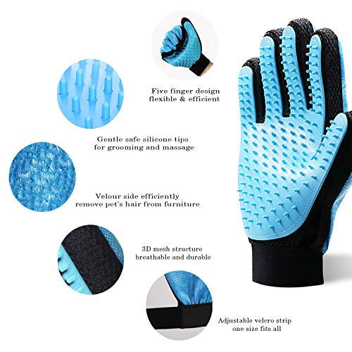 VIMOV Rodillo Removedor de Pelo para Mascotas Reutilizable, Cepillo de Limpieza para Perros, Quita Pelos de Gato & Cepillo para Guantes Limpiar el Automóvil, Ropa, Muebles, Sofá, Alfombras