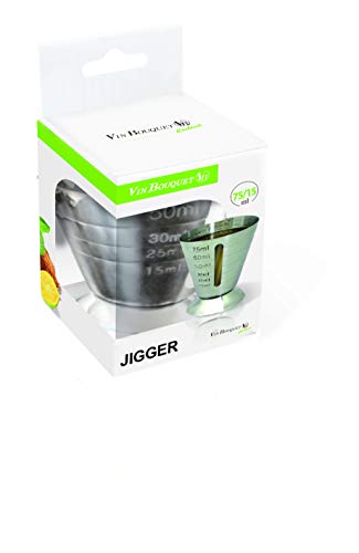 Vin Bouquet Dosificiador con barr indicadora, Plateado, 7 x 5.6 x 5.6 cm