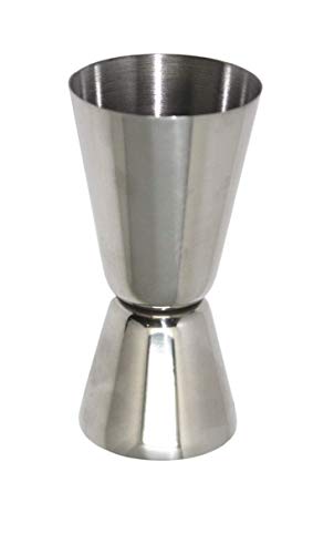 Vin Bouquet FIK 024 - Vasito Medidor Acero Inoxidable 40/20ml, Jigger, Vaso Medidor Cocktail, Vaso Medidor Cocktail