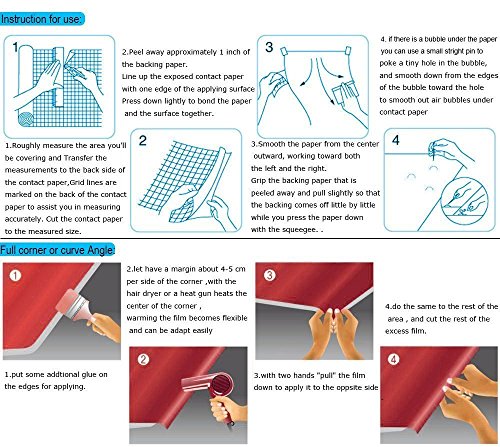 Vinilo autoadhesivo papel de contacto decorativo de Damasco Negro para armarios puerta Victoriano cajón Dresser vinilo adhesivo de pared (45 x 500 cm)