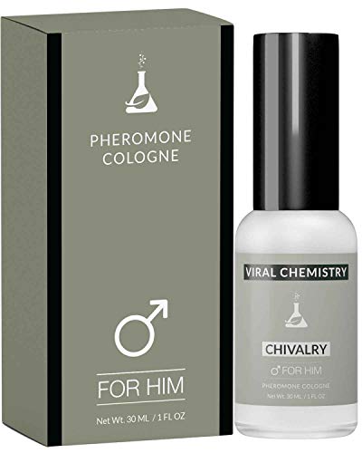 ViralChemistry feromonas para atraer a las mujeres para los hombres (caballería) - exclusivo, ultra intensidad de la fragancia de carrocería orgánica de cologne spray - 1 onza