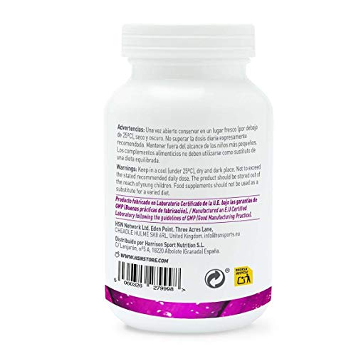 Vitamina C 1000mg de HSN | Suministro para 4 Meses | Con Bioflavonoides Cítricos + Rosa Mosqueta | Antioxidante + Colágeno + Absorción Hierro | Vegano, Sin Gluten, Sin Lactosa, 120 Tabletas