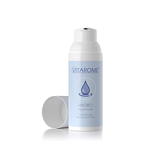 Vitarome - Aqua booster HYDRO con liposomas, ácido hialurónico y agentes hidratantes a base de plantas, 50 ml