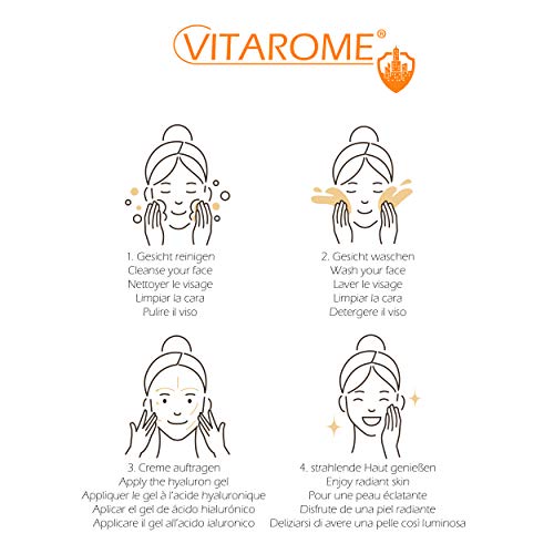 Vitarome - Crema protectora para el sol y la contaminación URBAN SHIELD con extracto de papaya, ácido hialurónico y resveratrol, sin parabenos, 50 ml