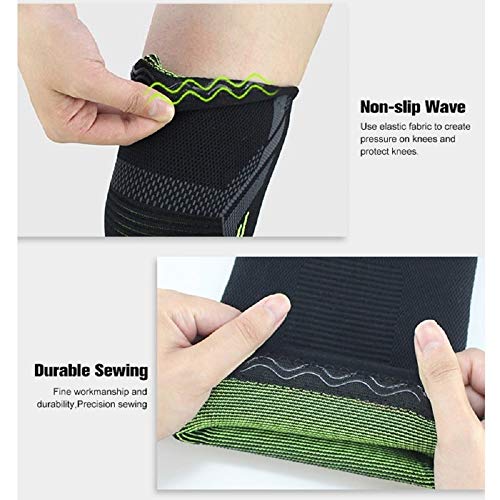 VITTO Rodilleras Menisco y Ligamento - Rodilleras Transpirable y Antideslizante para Hombre y Mujer, Rodillera Deportiva Compresion para Crossfit, Correr, Entrenamiento, Baloncesto, Bicicleta (S)