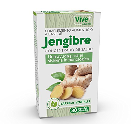 Vive+ Advance Jengibre, Suplemento Alimenticio - 3 Paquetes de 30 Cápsulas