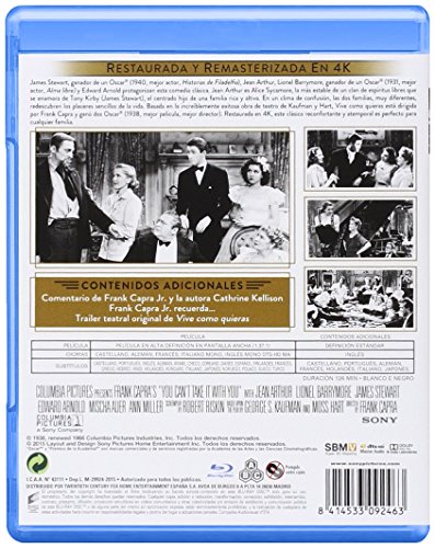 Vive Como Quieras Blu Ray [Blu-ray]