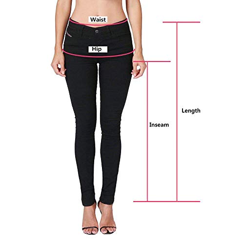 VJGOAL Moda Casual de Mujer Color sólido Cintura Alta Leggings Gimnasio Deportes Gimnasio Correr con Elasticidad Atlético Pantalones de Yoga(Large,Negro)