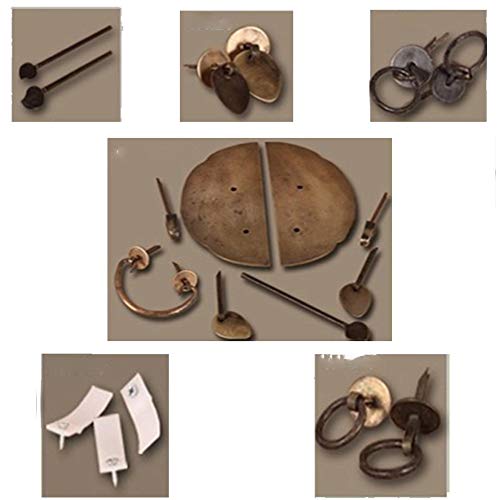 Vmaleta Vendimia, Gran Capacidad Estructura De Espiga Y Espiga Hecho A Mano Diseño De Mango Joyas Joyas Cosméticos Artículos Diversos Almacenamiento Decoración Olmo, 3 Colores GGYMEI