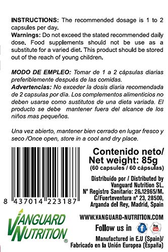 VNComp - Perlas de Omega 3 Cápsulas Aceite de Pescado, 35% EPA y 25% DHA + Vitamina E, 85gr, 60 perlas | Fish Oil, Alta Potencia, Acción Rápida, Alto Contenido en Ácidos Grasos Esenciales