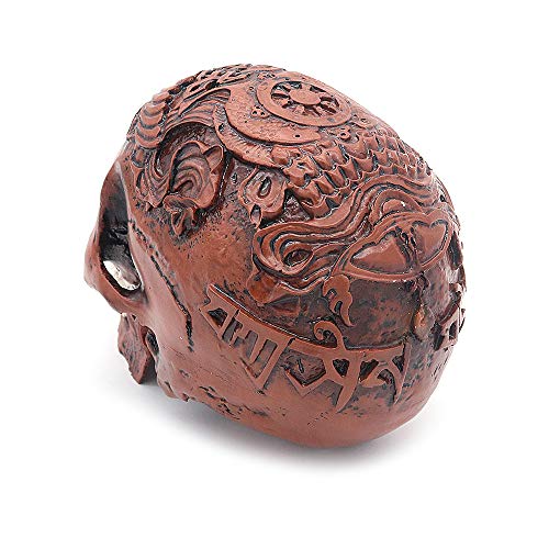 VOANZO - Figura de esqueleto humano, diseño retro y realista con diseño de calavera