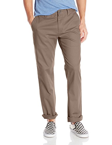 Volcom Frickin Modern Stret Pantalones, Marrón (Seta), (Size:38) para Hombre