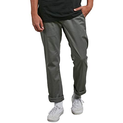 Volcom Men's Frickin Modern Fit Stretch Chino Pant Pantalones de Tiempo Libre, Dusty Green, 28W x 30L para Hombre