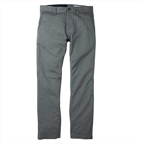 Volcom Men's Frickin Modern Fit Stretch Chino Pant Pantalones de Tiempo Libre, Dusty Green, 28W x 30L para Hombre