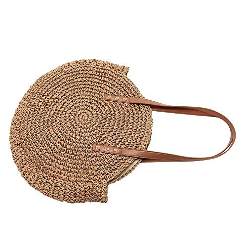 Volwco - Bolso al Hombro para Mujer marrón Claro