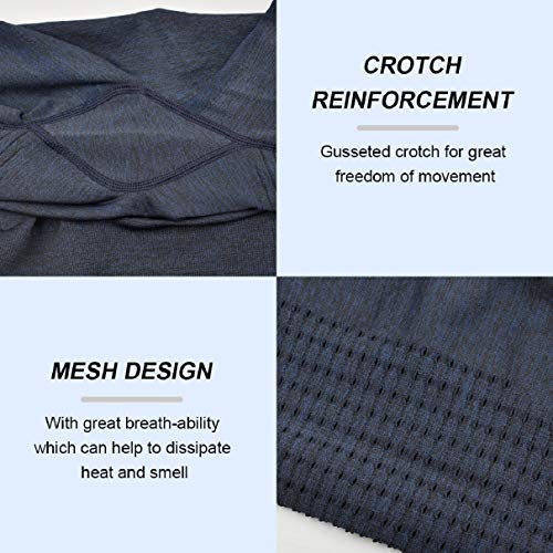 Voqeen Gym Legging Fitness para Mujer Mallas Yoga Mujer Pantalon Yoga Huecos Ropa Deportiva Mujer