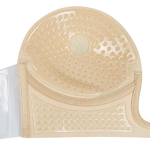 Voqeen Mujer Ujetadores Silicona Sujetador Adhesivo Invisibles Adhesivo Pegatina en el Pecho Profesional Push Up De Sujetador Adhesivo Reutilizable Bra (C, Piel)