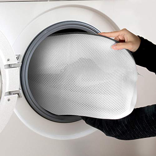 Vordas Welecoco Saco Lavadora para Zapatos,2 Bolsa para Colada Bolsas de Lavado con Cremallera Bolsa Zapatos Lavadora de Bolsas de Lavandería Bolsa de Zapatos Especial(42 * 24cm)