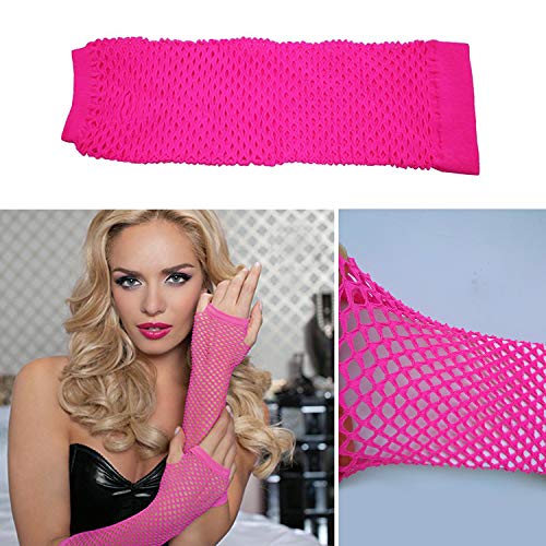 VSTON 80s Disfraz de Disfraces para Mujeres niñas Adultos 80 Vestidos para Mujeres, Accesorios de Fiesta, neón con Faldas tutú relámpago Aros Venda Malla Guantes Cuentas Collar 1980 Fiesta Disfraz