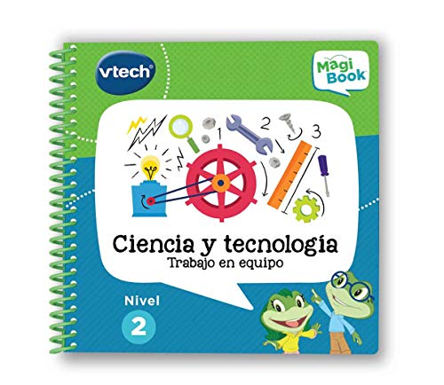 Vtech- Libro para Magibook Stem Ciencia y tecnología, aprende en casa, fomenta el Trabajo en Equipo, más de 40 Actividades y Cientos de interacciones, Nivel 2, 3-6 años (3480-480922)