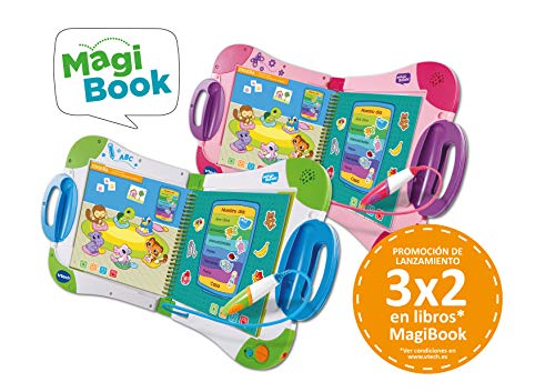 Vtech- Libro para Magibook Stem Ciencia y tecnología, aprende en casa, fomenta el Trabajo en Equipo, más de 40 Actividades y Cientos de interacciones, Nivel 2, 3-6 años (3480-480922)