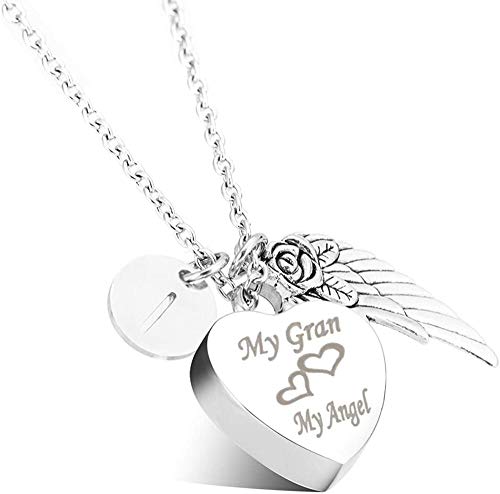 VVHN Joyas de cremación de Cenizas urnas Collar conmemorativo Recuerdos de Ceniza