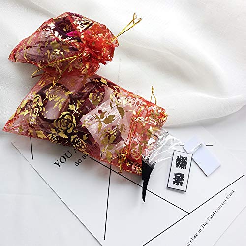 VVSBAOZI Crystal Pendientes Joyas creativas juerga pulsera accesorios para el cabello pendientes mixtas de almacenamiento conjunto joyería regalo cabeza cuerda, bolsa de bendición de la suerte