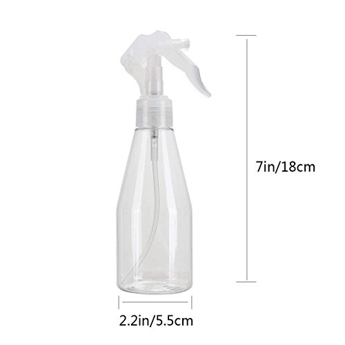 Wady 3pcs rellenable botella de Spray para, transparente, 200 ml