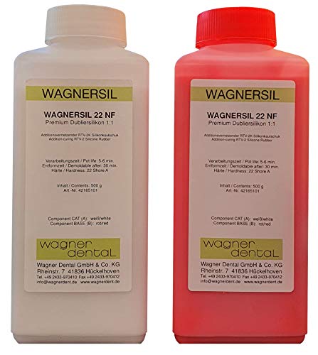 WAGNERSIL 22 NF de alta calidad de caucho de silicona duplicación (suave) 1 kg