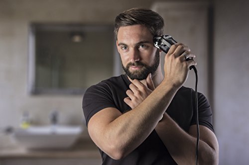 Wahl Elite Pro Cortadora eléctrica, Negro y Plata, corriente alterna