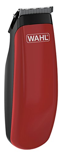 Wahl Home Pro Combo 100 - Set de cortapelos y recortadora, color negro y rojo