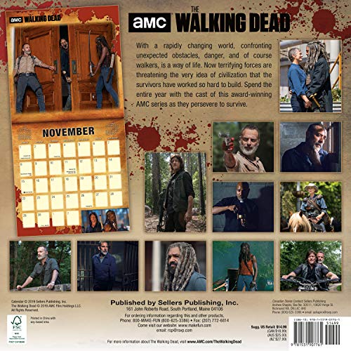 Walking Dead, the 2020 Square Wall Calendar