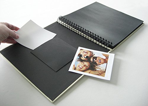 Walther Design FA-208-HD Paquete de Dos álbum de Fotos Fun, 30 x 30 cm, 100 páginas Blancas, Crema, con el Corte per un Foto