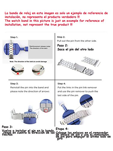 WANFEI Pulsera Xiaomi Mi Band 3 Correa, Band 3 Correa de Metal Pulseras de Repuesto Correa de Recambio Brazalete Extensibles para Xiaomi Mi Band 3 (No Sensor/No Host) (Oro Rosa)