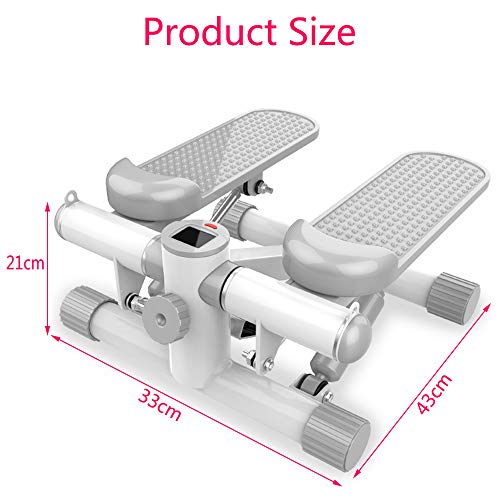 WANG-L Step Oscilación Stepper Máquina Ejercicio Inicio Silencio Tonificación Entrenamiento Pérdida De Peso Correr Equipos De Gimnasia Tonificar Sus Nalgas Piernas Muslos Cintura Blanca