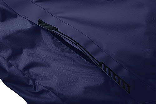 Wantdo Anorak Ski Nieve Deportiva Capucha Invierno Hombres Azul Marino X-Large