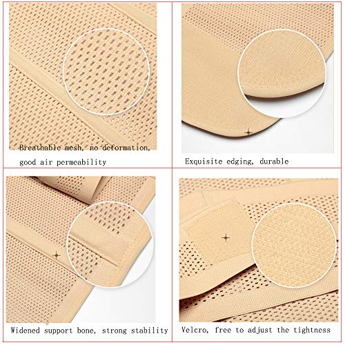 WANYIG Faja Postparto Cesarea 3 en 1 Transpirable Elástico Recuperación Post-Parto Vientre/Cintura/Soporte Pélvico Cinturón Faja para la Mujer y Maternidad (Marrón, XL)