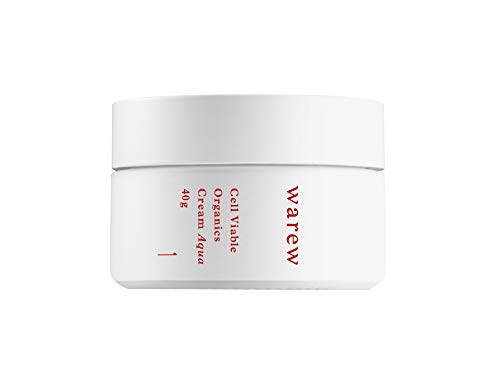 warew Cream Aqua – Crema Facial Fresca con Extractos de Plantas Médicas Japonesas, Concentrated Deep Sea Water y Extracto de Granada, 100% Made in Japan, 40g