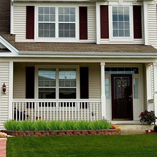 Warmter Plantas Artificiales al Aire Libre, Verde, plástico sintético, Hierba de Trigo, arbustos, Interior Exterior, Veranda, Oficina, Decoración de Boda, Planta Resistente a los Rayos UV