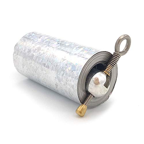 WARMWORD Juguete Divertido, Silver Magic Metal Bang New Durable Silent Pro Trucos de Magia Bastón Metal Varita de Plata Duradero Bastones