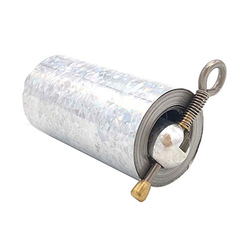 WARMWORD Juguete Divertido, Silver Magic Metal Bang New Durable Silent Pro Trucos de Magia Bastón Metal Varita de Plata Duradero Bastones