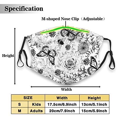 Wash Reusable 5 Layer Activated Carbon (Adults&Kids Size)