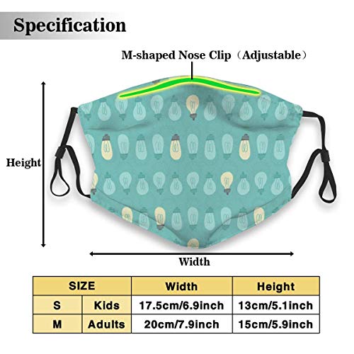 Wash Reusable 5 Layer Activated Carbon (Adults&Kids Size)