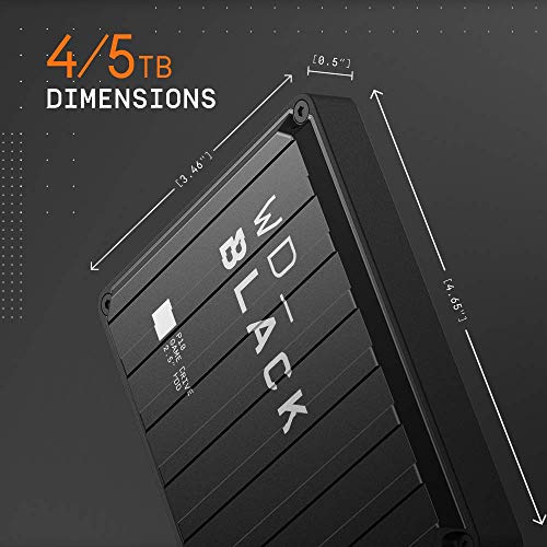 WD_BLACK  4TB P10 Game Drive for On-The-Go Access To Your Game Library - Works with Console or PC