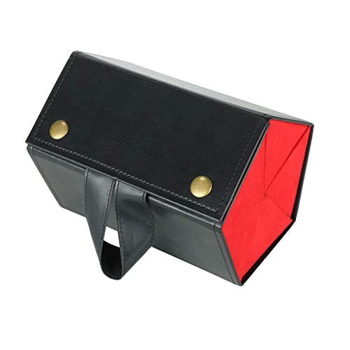 WE-WHLL, 5 Ranuras, Soporte de Cuero Plegable para Gafas, Gafas de Sol, Gafas, Estuche Organizador de Viaje, contenedor Colgante múltiple